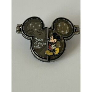 Mickey Mouse, Walt Disney - It Was‎ All Started With - Silver with White Text